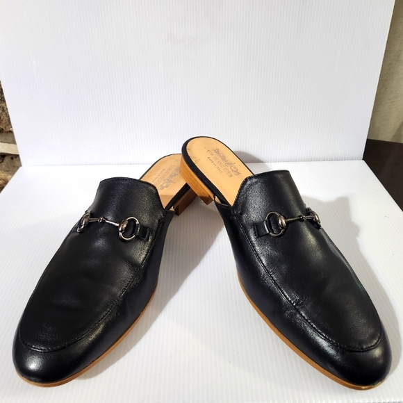 "Coach And Four" Brand Neline Leather Mule Black 11M - Picture 13 of 13